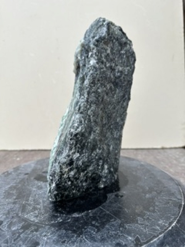 Speckstein; Einzelst�ck; aus Indien; t�rkis-schwarz; 6,620 kg