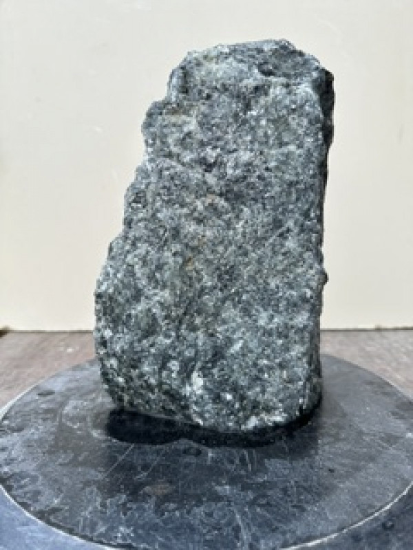 Speckstein; Einzelst�ck; aus Indien; t�rkis-schwarz; 6,620 kg
