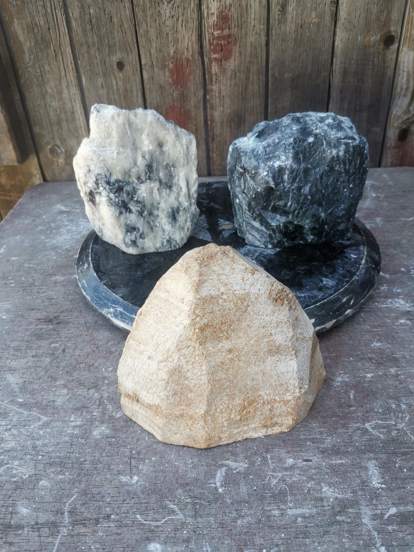 Speckstein; Einzelst�ck Sortiment; zus. 5,980 kg