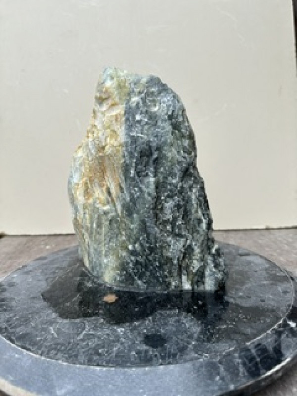 Speckstein; Einzelst�ck; aus Indien; gr�n Mix; 3,750 kg