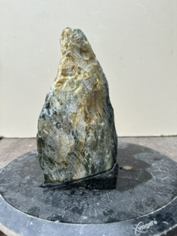 Speckstein; Einzelst�ck; aus Indien; gr�n Mix; 3,750 kg