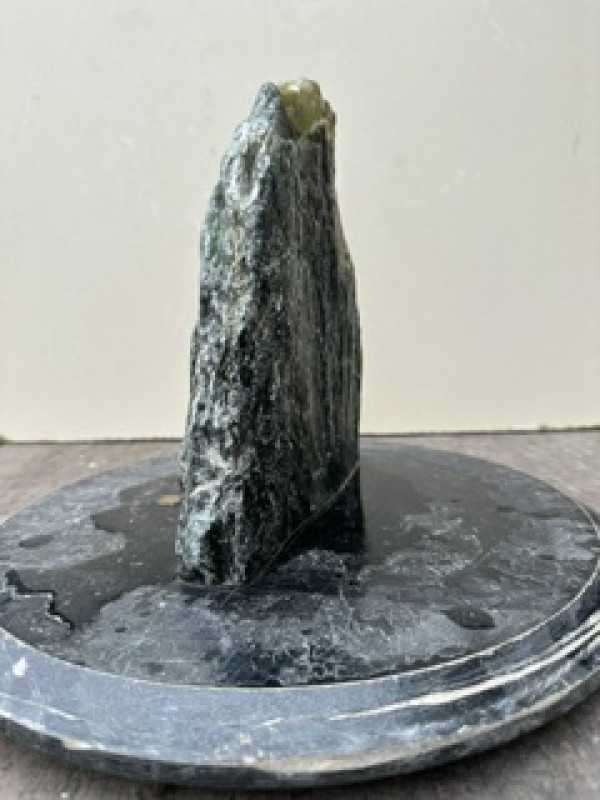 Speckstein; Einzelst�ck; aus Indien; gr�n Mix; 3,750 kg