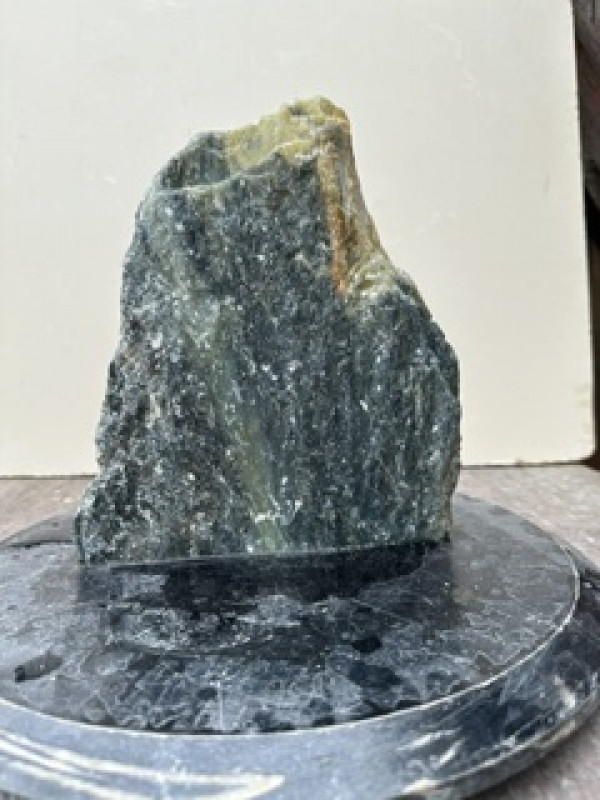 Speckstein; Einzelst�ck; aus Indien; gr�n Mix; 3,750 kg