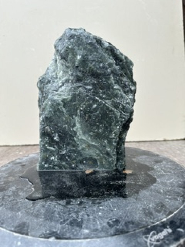 Speckstein; Einzelst�ck; Brasilien; hell-dunkelgr�n; 3,330 kg