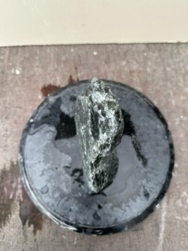 Speckstein; Einzelst�ck; Brasilien; hell-dunkelgr�n; 3,330 kg