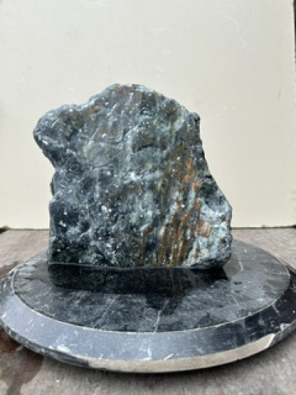 Speckstein; Einzelst�ck; Brasilien; grau-gr�n; 4,760 kg
