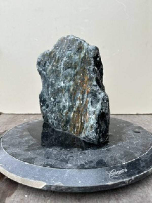 Speckstein; Einzelst�ck; Brasilien; grau-gr�n; 4,760 kg