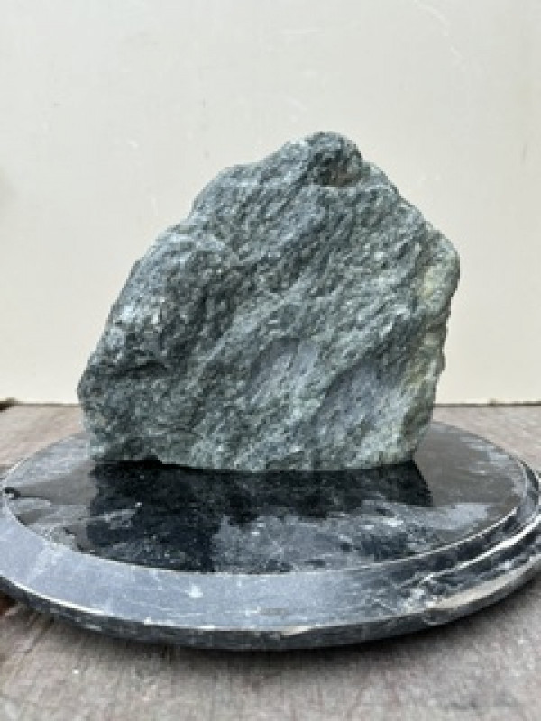Speckstein; Einzelst�ck; Brasilien; grau-gr�n; 3,780 kg