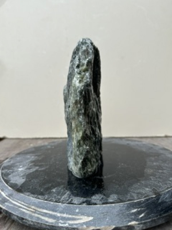 Speckstein; Einzelst�ck; Brasilien; grau-gr�n; 3,780 kg
