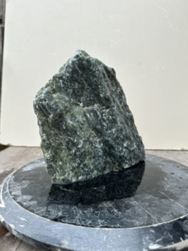 Speckstein; Einzelst�ck; Brasilien; grau-gr�n; 3,780 kg