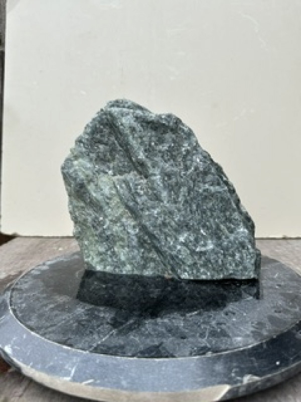 Speckstein; Einzelst�ck; Brasilien; grau-gr�n; 3,780 kg