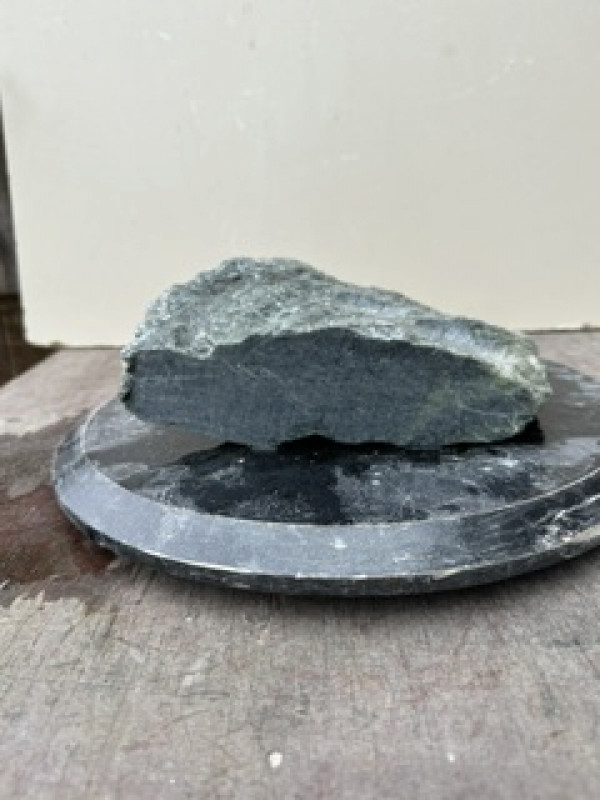 Speckstein; Einzelst�ck; Brasilien; grau-gr�n; 3,780 kg