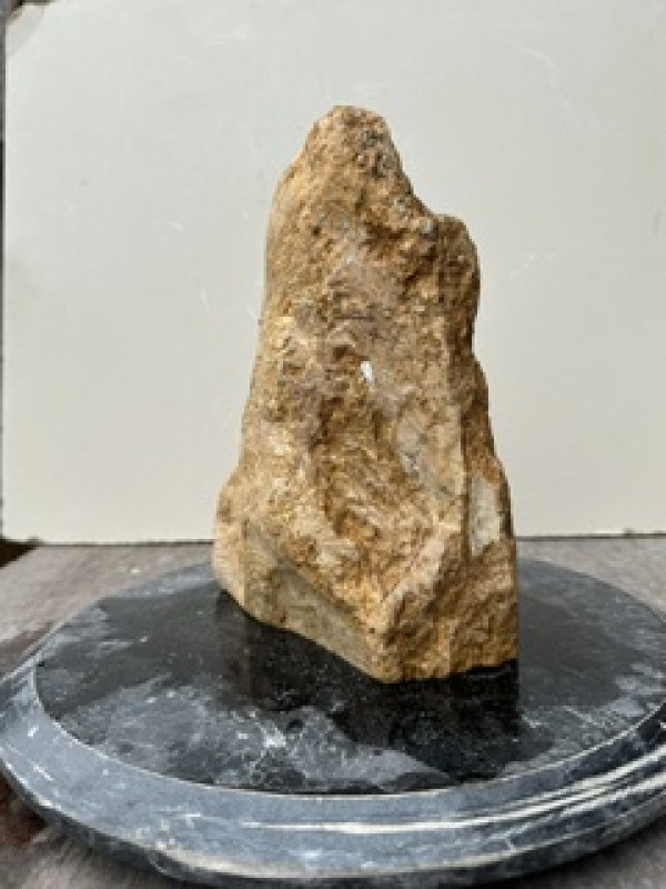Speckstein; Einzelst�ck; Brasilien; braun; schwarze Punkte; 4,490 kg