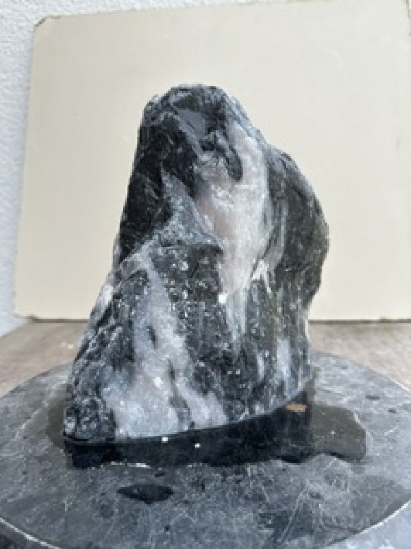 Speckstein; Einzelst�ck; China; schwarz-wei�; 5,790 kg
