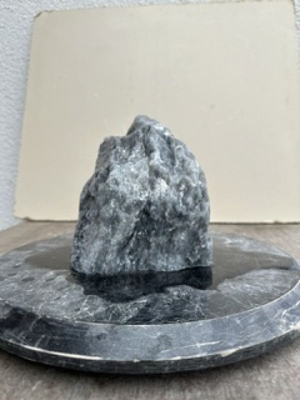 Speckstein; Einzelst�ck; China; grau; 3,160 kg
