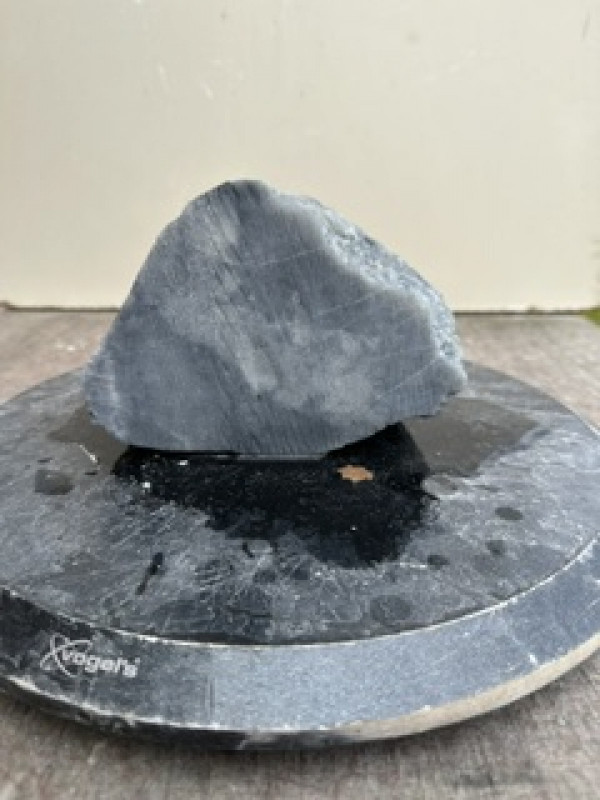 Speckstein; Einzelst�ck; China; grau; 3,160 kg
