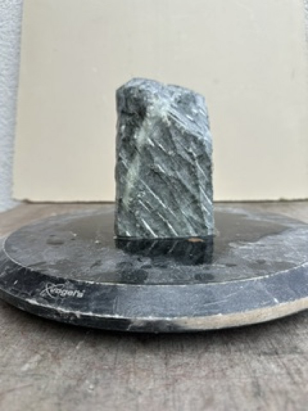Speckstein; Einzelst�ck; Indien; dunkelgr�n; 3,030 kg