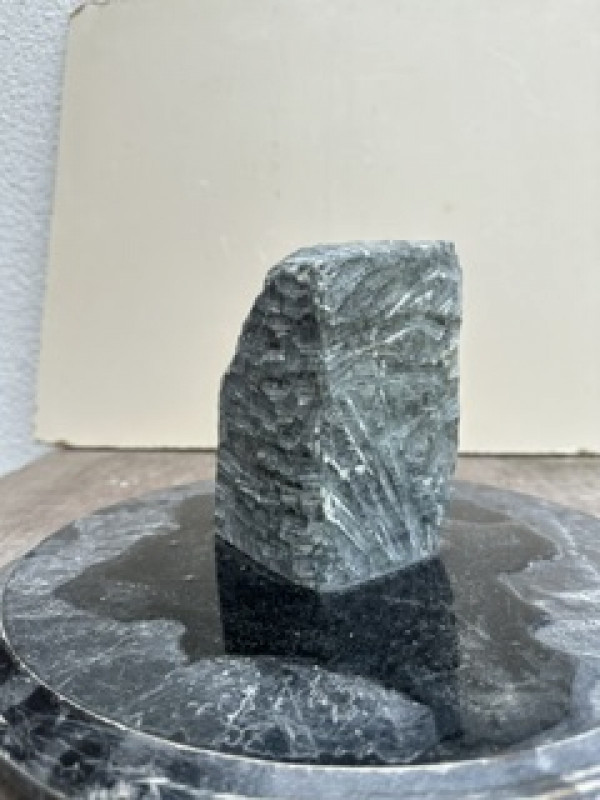 Speckstein; Einzelst�ck; Indien; dunkelgr�n; 3,030 kg