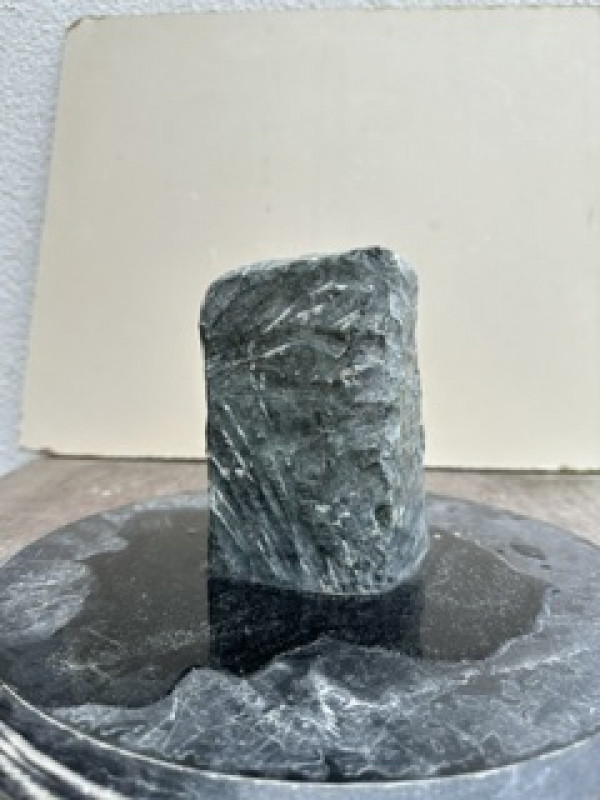 Speckstein; Einzelst�ck; Indien; dunkelgr�n; 3,030 kg
