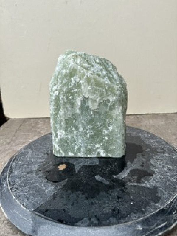 Speckstein; Einzelst�ck; Indien; Zitronengr�n; 2,840 kg