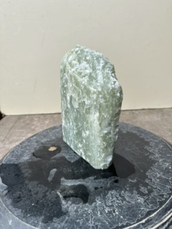 Speckstein; Einzelst�ck; Indien; Zitronengr�n; 2,840 kg