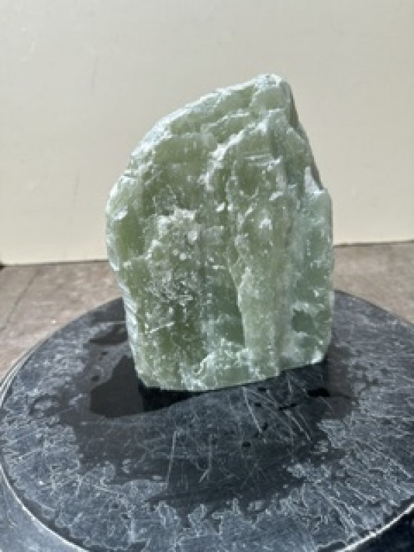 Speckstein; Einzelst�ck; Indien; Zitronengr�n; 2,840 kg