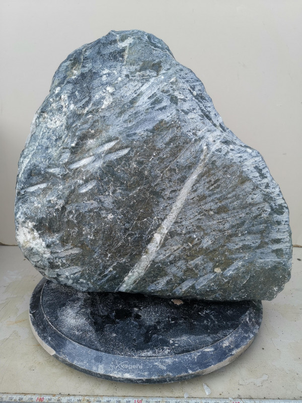 Speckstein; Einzelst�ck; Indien; dunkelgr�n; 28,240 kg