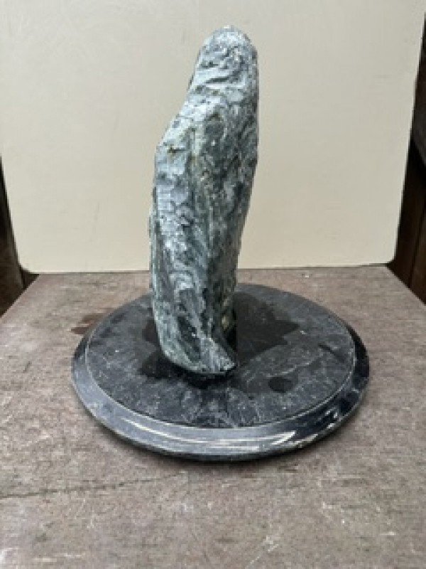 Speckstein; Einzelst�ck; Indien; t�rkis-schwarz; 8,480 kg