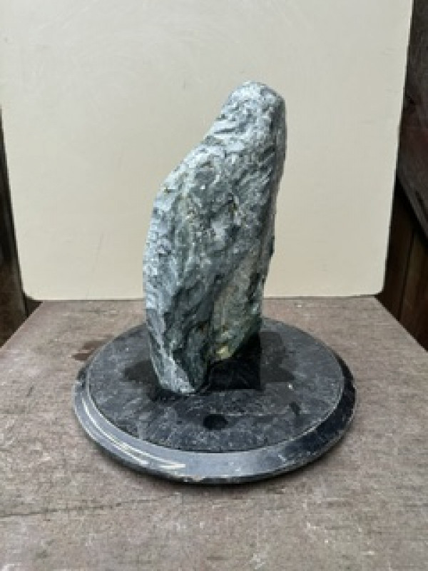 Speckstein; Einzelst�ck; Indien; t�rkis-schwarz; 8,480 kg