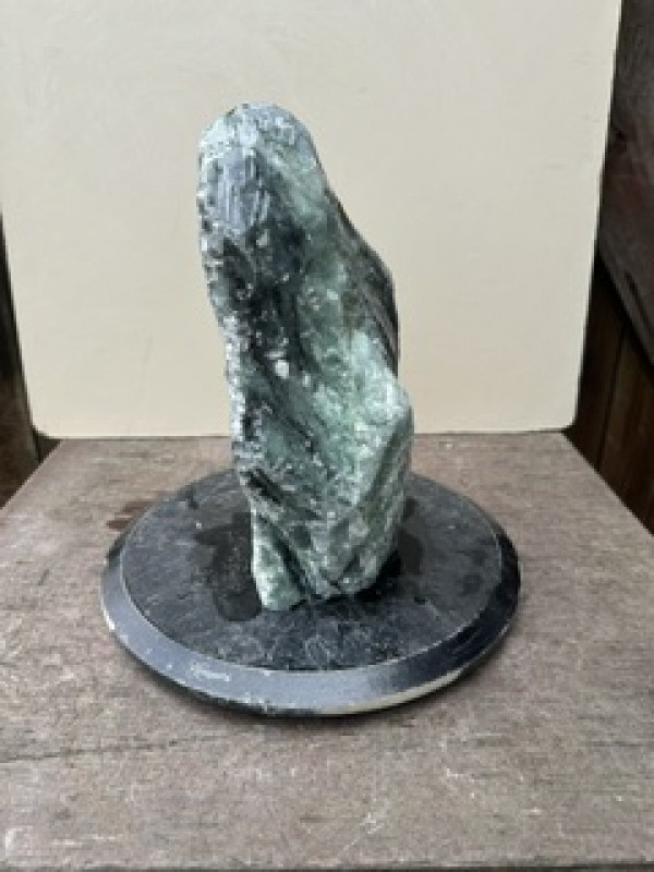 Speckstein; Einzelst�ck; Indien; t�rkis-schwarz; 8,480 kg