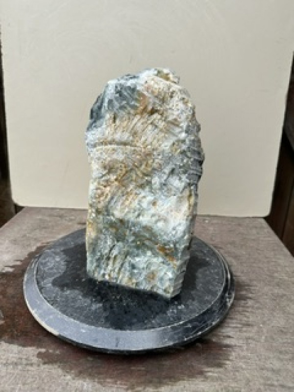 Speckstein; Einzelst�ck; Indien; t�rkis-schwarz; 12,000 kg