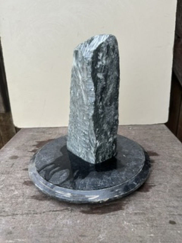Speckstein; Einzelst�ck; Indien; dunkelgr�n; 7,810 kg