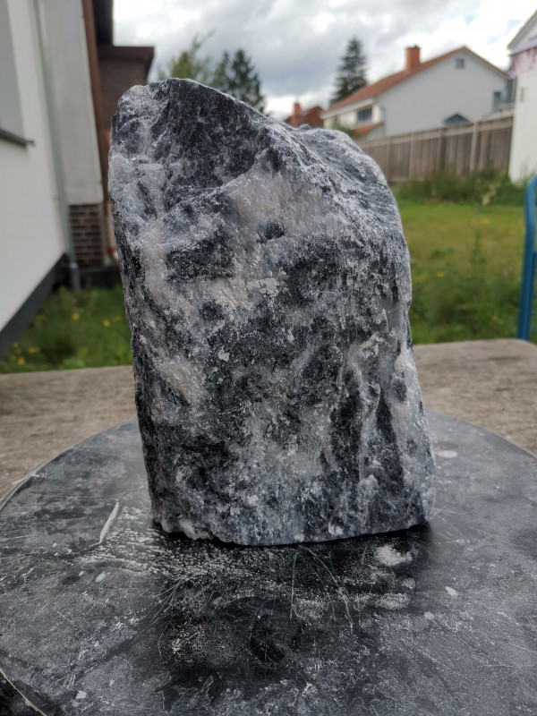 Speckstein; Einzelst�ck; China; schwarz-wei�; 5,580 kg