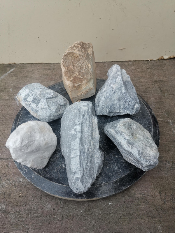 Speckstein; Sortiment; 6 Farben; Gesamt 6,160 kg