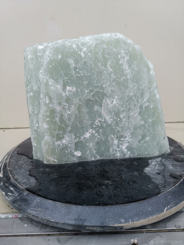Speckstein; Einzelst�ck; Indien; hellgr�n; 6,040 kg