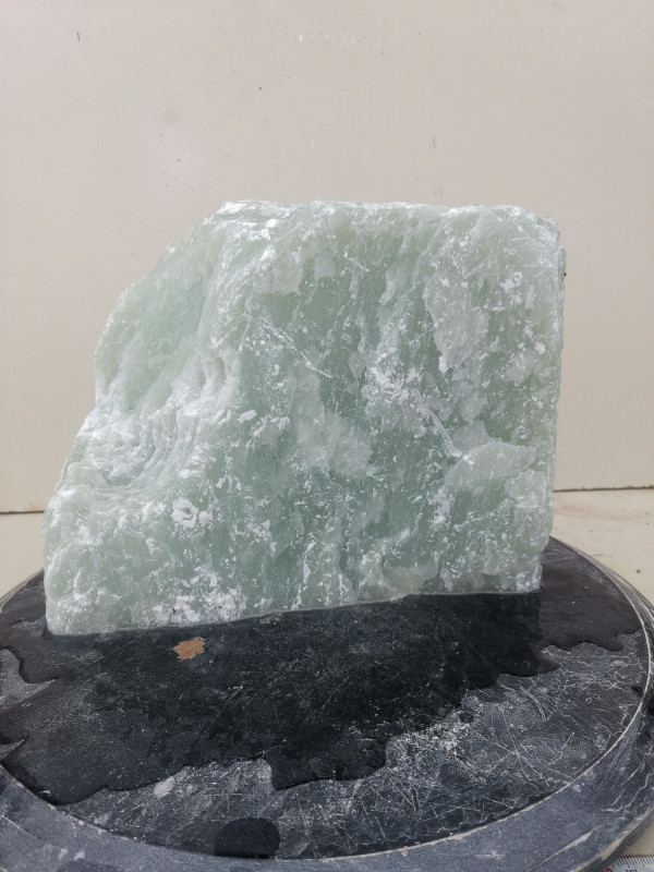 Speckstein; Einzelst�ck; Indien; hellgr�n; 6,040 kg