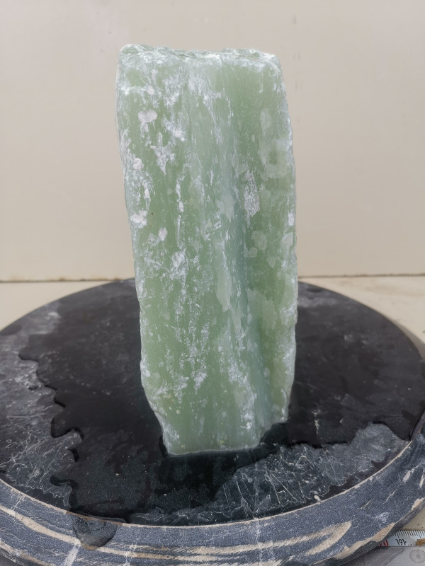 Speckstein; Einzelst�ck; Indien; hellgr�n; 6,040 kg