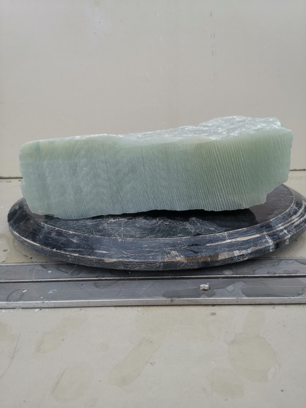 Speckstein; Einzelst�ck; Indien; hellgr�n; 6,040 kg