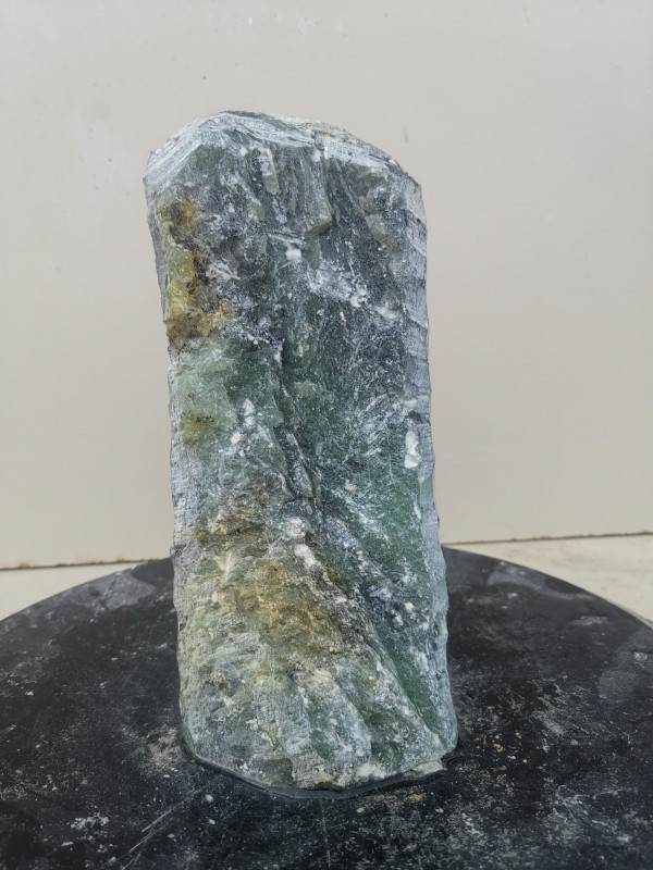 Speckstein; Einzelst�ck; Indien; dunkelgr�n; 4,060 kg