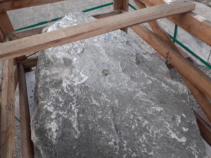 Speckstein; Brocken; aus Brasilien; gr�n; 265 kg