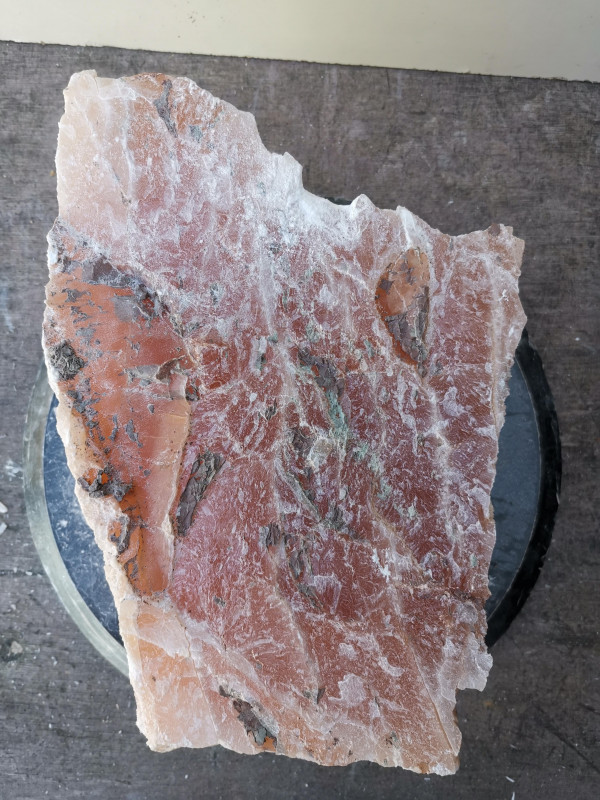 Selenit; Orange; Einzelst�ck; Marokko; 11,860 kg