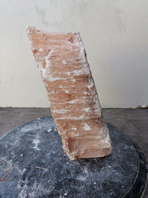 Selenit; Heilstein; Einzelst�ck; aus Marokko; orange; 5,550 kg