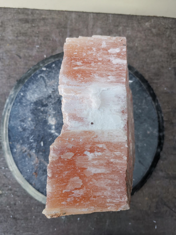 Selenit; Heilstein; Einzelst�ck; aus Marokko; orange; 5,550 kg