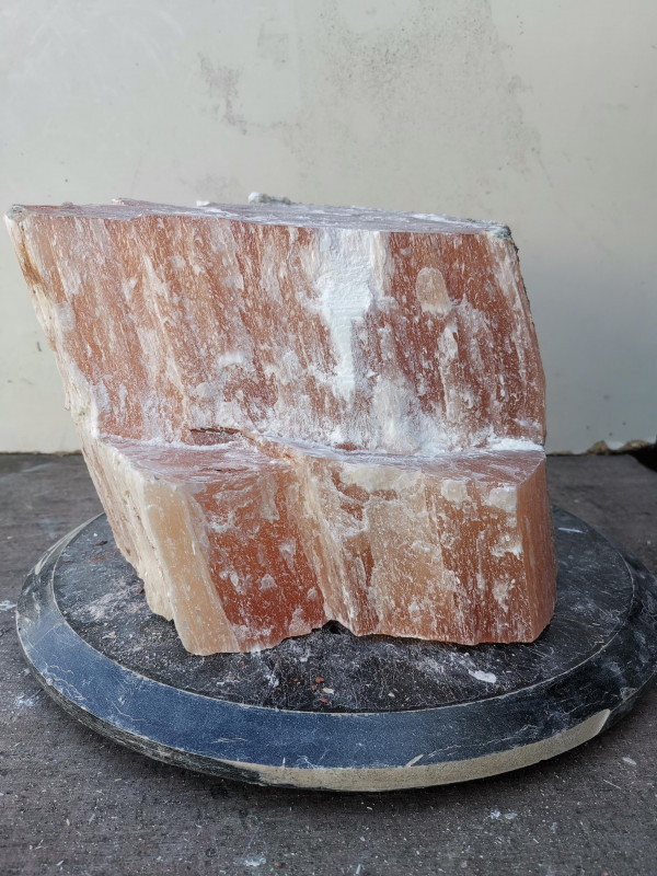 Selenit; Heilstein; Einzelst�ck; aus Marokko; orange; 12,840 kg
