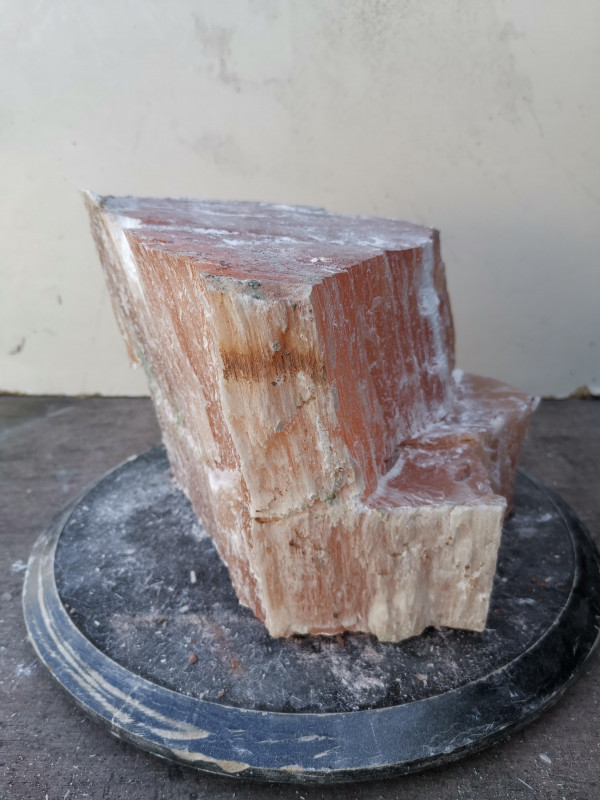 Selenit; Heilstein; Einzelst�ck; aus Marokko; orange; 12,840 kg