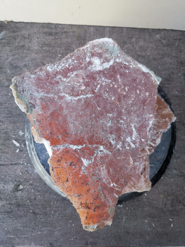 Selenit; Heilstein; Einzelst�ck; aus Marokko; orange; 12,840 kg