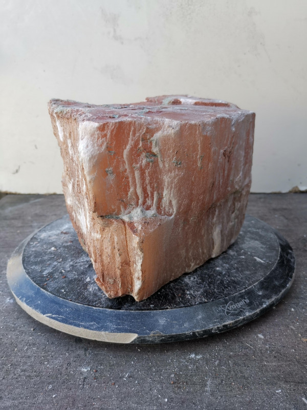 Selenit; Heilstein; Einzelst�ck; aus Marokko; orange; 10,380 kg