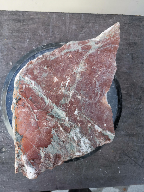 Selenit; Heilstein; Einzelst�ck; aus Marokko; orange; 10,380 kg