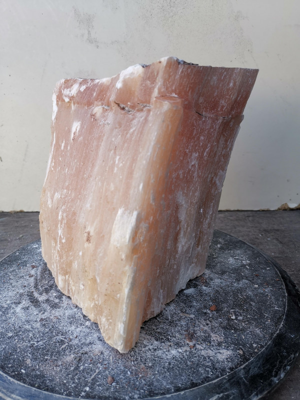Selenit; Heilstein; Einzelst�ck; aus Marokko; orange; 10,000 kg