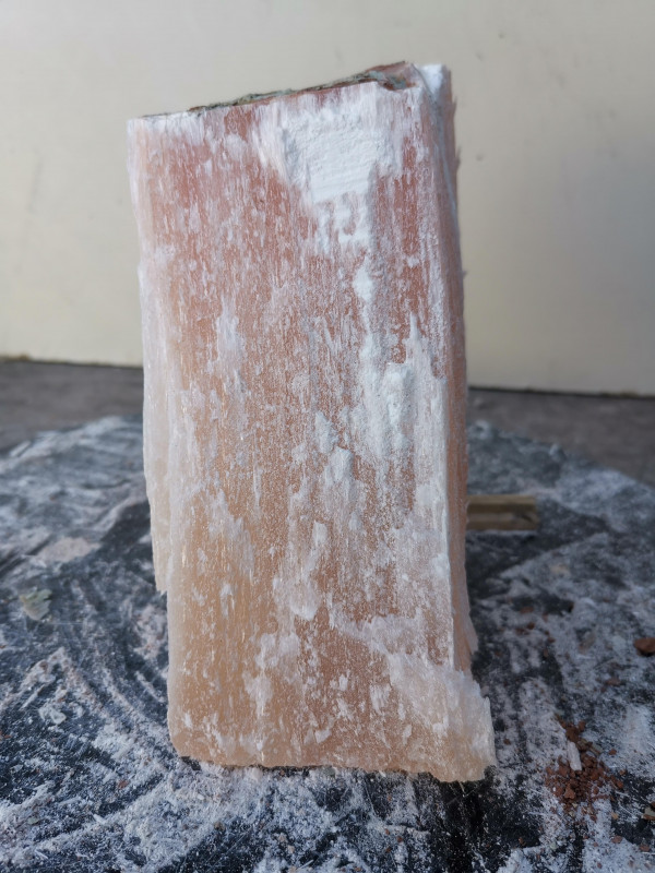 Selenit; Heilstein; Einzelst�ck; aus Marokko; orange; 2,240 kg